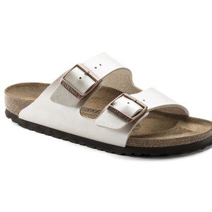 Birkenstock Arizona graceful pearl white
